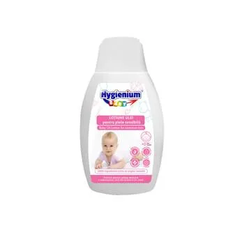 Lotiune uleioasa pentru piele sensibila, 300ml, Hygienium