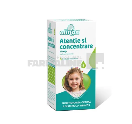 Alinan Atentie si concentrare Sirop 150 ml