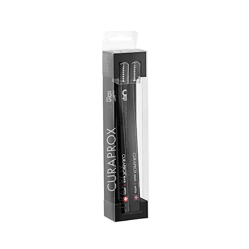 CURAPROX Set Periute 5460 Black/Black, 2 bucati