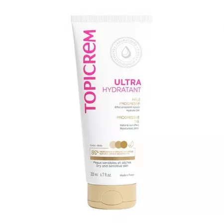 Crema ultra hidratanta autobronzanta Topicrem, 200 ml, NIGY
