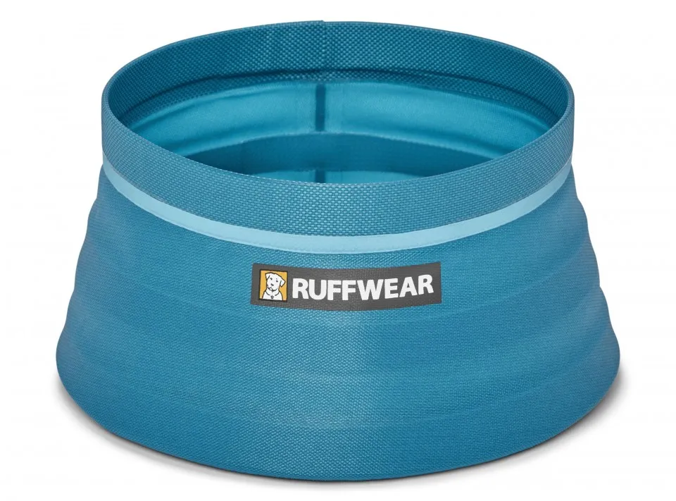 Castron pliabil textil Bivy Ruffwear - M - Blue Spring