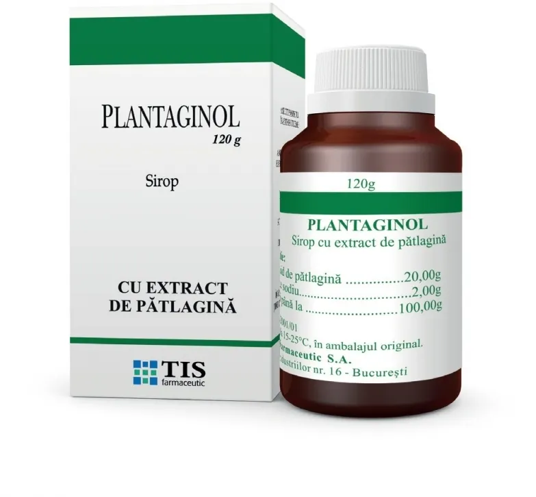 Plantaginol sirop, 120 g, Tis Farmaceutic