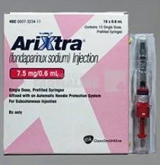 ARIXTRA 7,5mg/0,6ml x 10 SOL. INJ. IN SERINGA PREUMPLUT 7,5mg/0,6ml ASPEN PHARMA TRADING