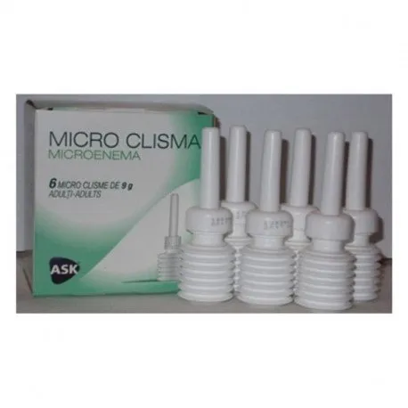 Micro clisma Adulti 9g*6 flacoane/cutie