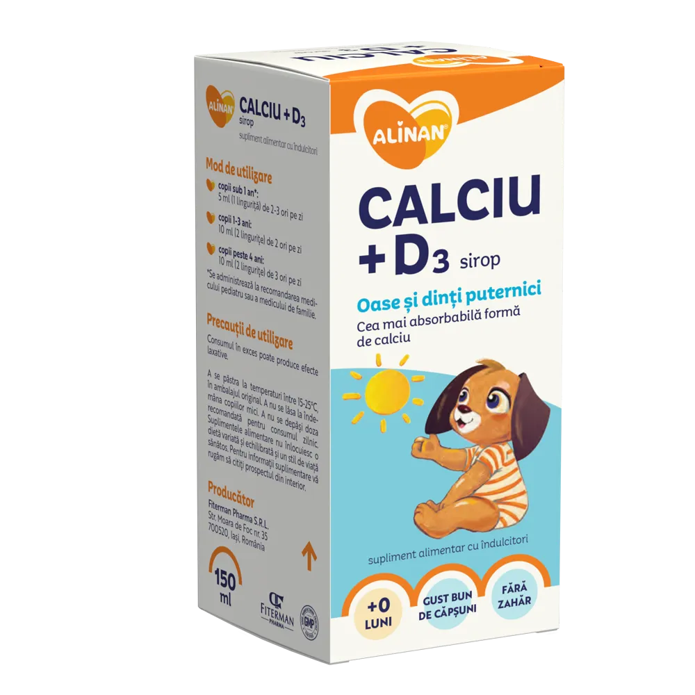 ALINAN-CA+D3 SIROP X 150 ML SIROP