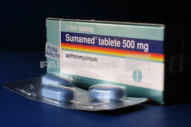 SUMAMED 500 mg x 3 COMPR. FILM. 500mg PLIVA LJUBLJANA D.O.- TEVA