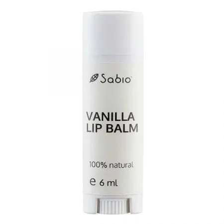 Balsam de buze cu vanilie, 6 ml, Sabio
