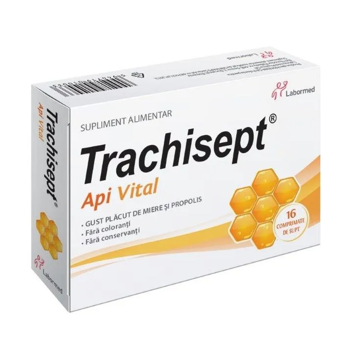 TRACHISEPT API VITAL 16 COMPRIMATE DE SUPT