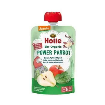 Piure din pere cu mere si spanac Bio, 100g, Holle Baby Food