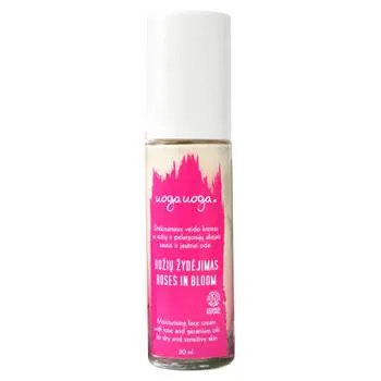 Crema hidratanta pentru fata Roses in Bloom, 30ml, Uoga Uoga