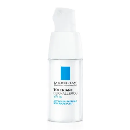 Crema hidratanta, calmanta si reparatoare pentru conturul ochilor Toleriane Dermallergo, 20 ml, La Roche-Posay