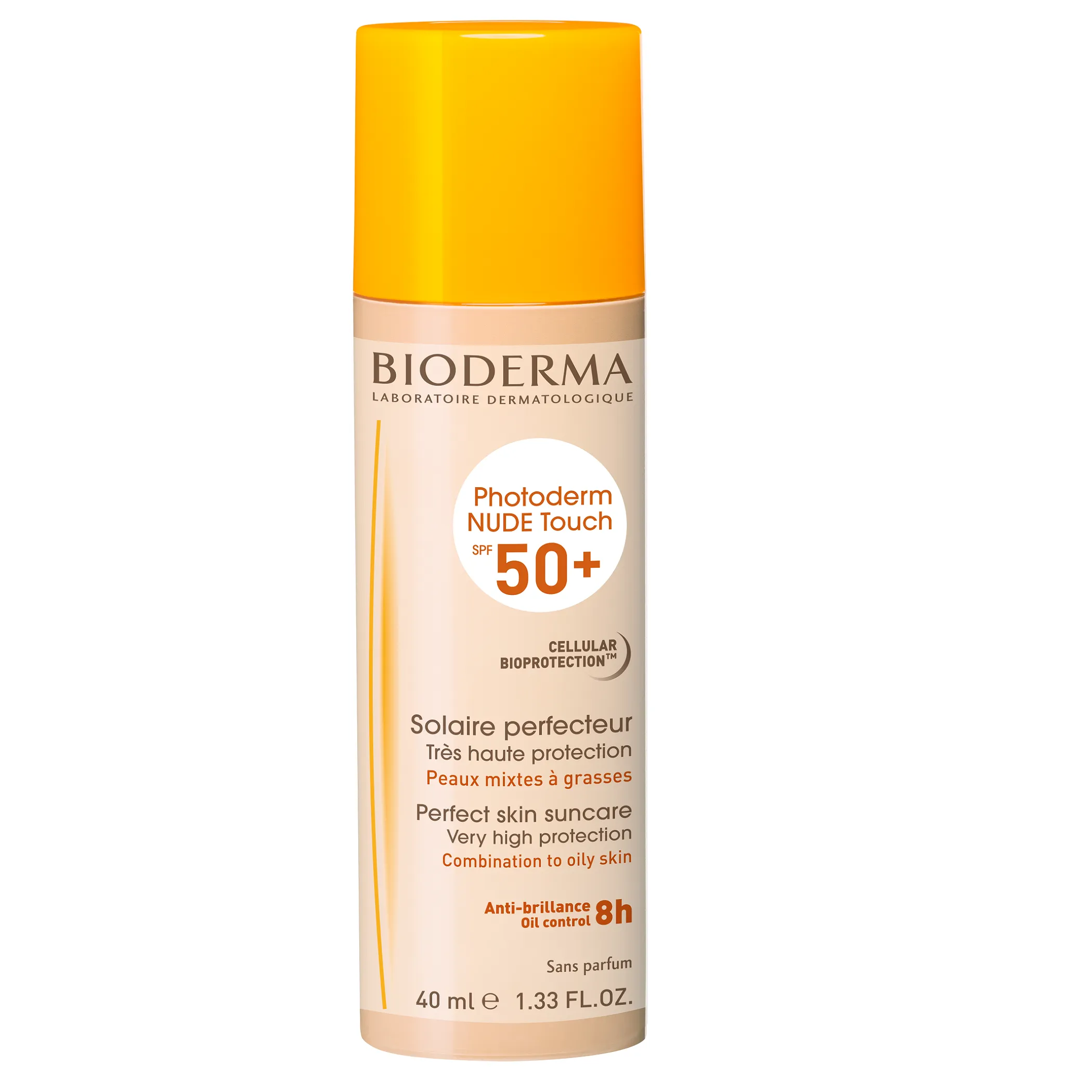 BIODERMA PHOTODERM NUDE TOUCH SPF50+ NATURAL - CULOARE FOARTE DESCHISA 40ML