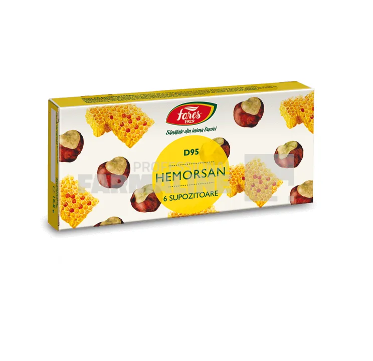 Fares Hemorsan D95 6 supozitoare