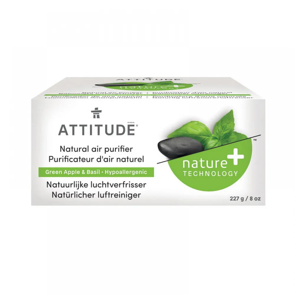 Purificator de aer, cu uleiuri esentiale din mar verde si busuioc (227 grame), Attitude