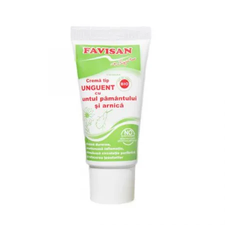 Crema tip unguent cu untul pamantului si arnica, 30 ml, Favisan