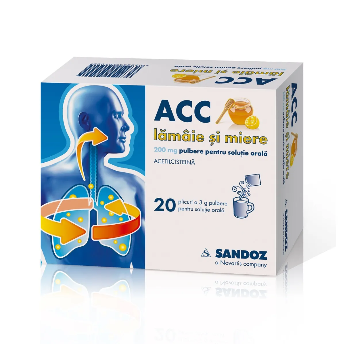 Acc 200mg pulbere, 20 plicuri