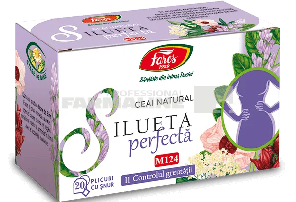 Fares Stare De Bine Ceai Silueta Perfecta 2- Controlul Greutatii 20 plicuri
