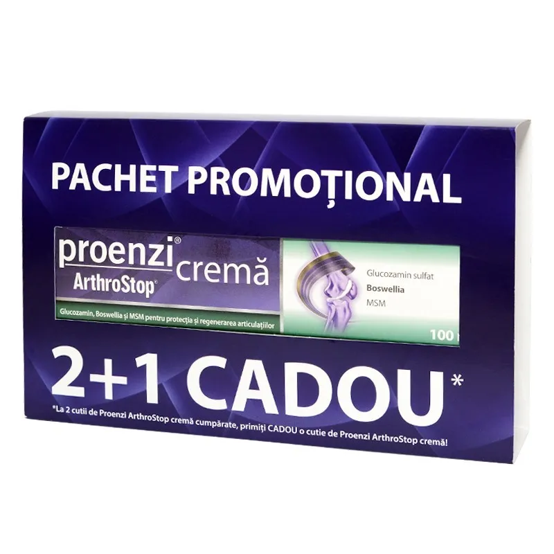 Proenzi ArtroStop crema, 100 ml, 2+1 CADOU, Walmark