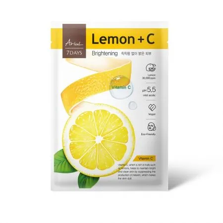 Masca cu lamaie si vitamina c 7Days Plus, 1 buc, Ariul