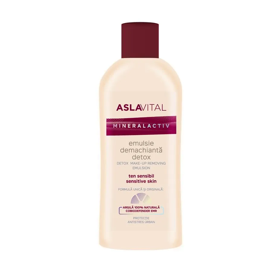 Emulsie demachianta detox Mineralactiv, 150 ml, Aslavital 149