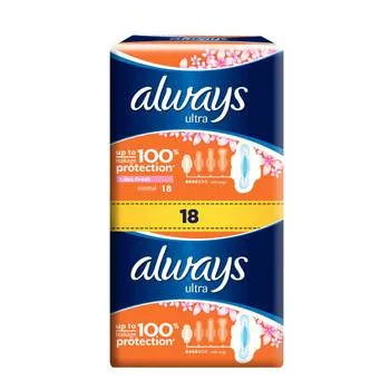 Absorbante Ultra Normal Deo Fresh, 18 bucati, Always