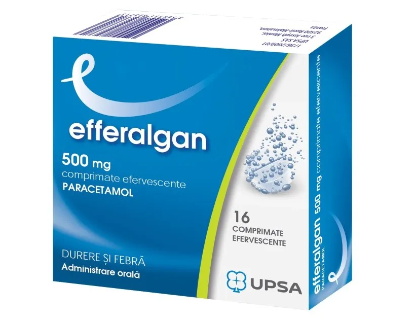 EFFERALGAN 500MG X 16 COMPRIMATE EFERVESCENTE