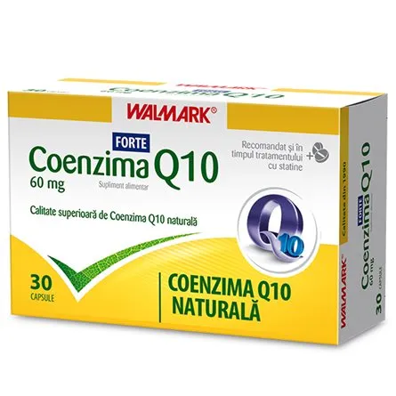 COENZIMA Q10 FORTE 60 MG X 30 CAPSULE  WALMARK