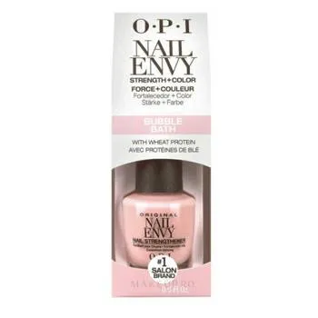 Tratament pentru intarirea unghiilor Nail Envy + culoare Bubble Bath, 15ml, OPI