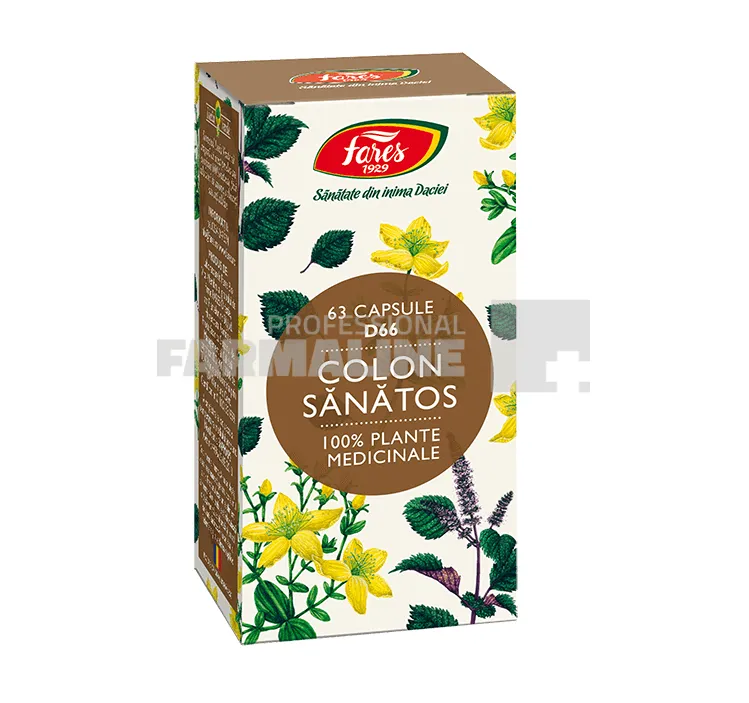 Fares D66 Colon sanatos 63 capsule