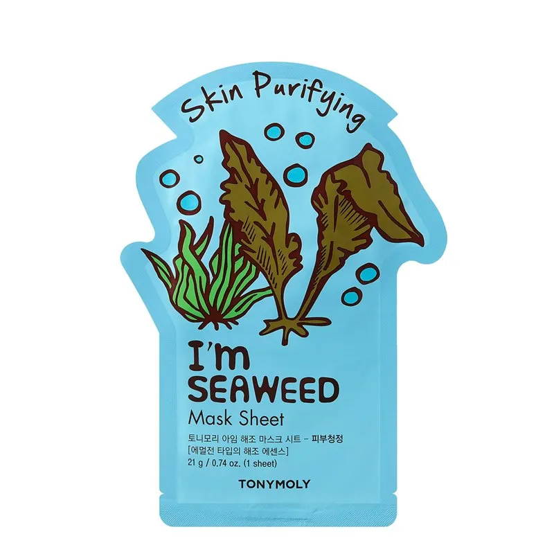 Masca "l am" pentru purificare cu Alge marine 21g (Tonymoly)