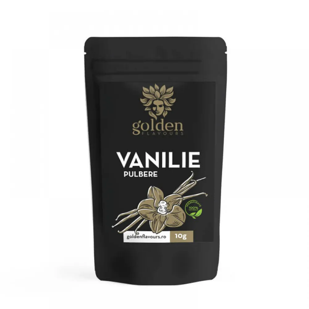 Vanilie pulbere 100% naturala (10 grame), Golden Flavours