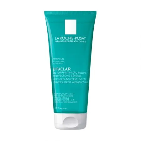 Gel de curatare micro-exfoliant Effaclar, 200 ml, La Roche-Posay