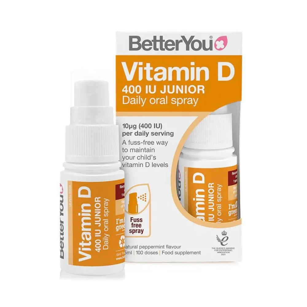 D400 Junior Vitamin D Oral Spray (15 ml), BetterYou