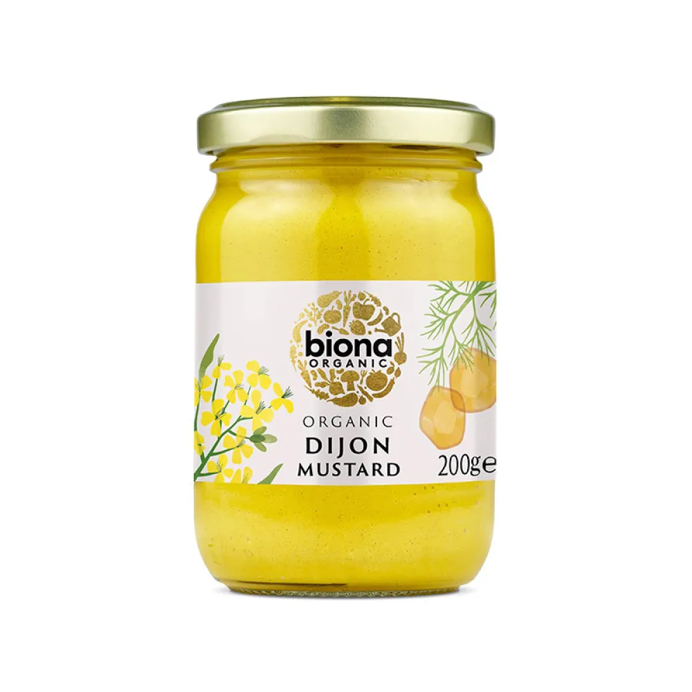 Mustar dijon bio (200 grame), Biona