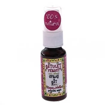 Spray de gat pentru copii si adulti Gatulet Fericit, 20ml, Prisaca Transilvania