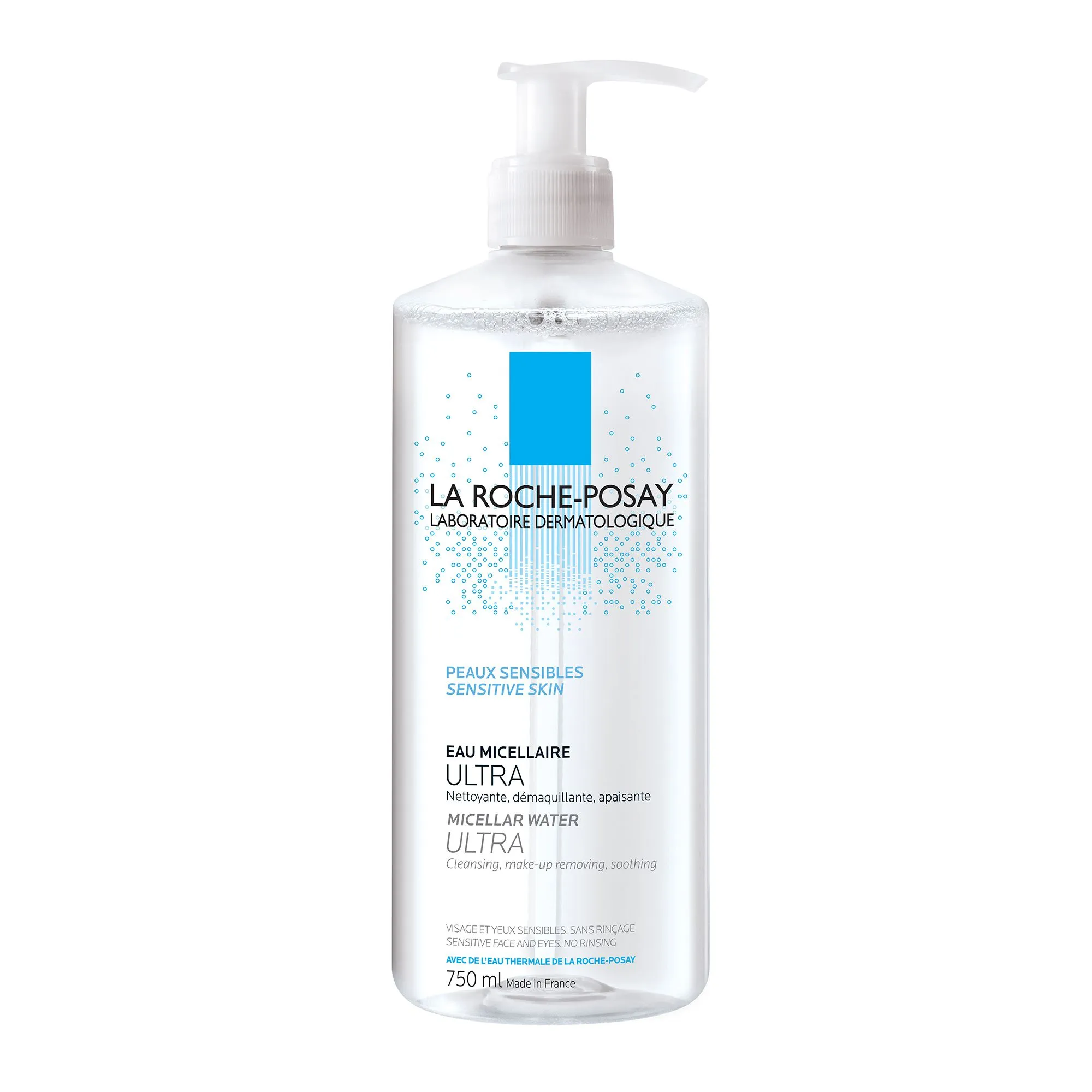 LA ROCHE POSAY APA MICELARA ULTRA PIELE SENSIBILA FATA SI OCHI 750 ML