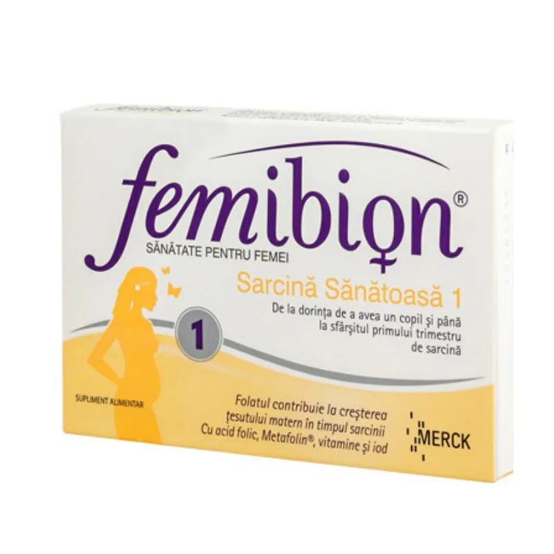 Femibion Sarcina sanatoasa 1 x 30 comprimate