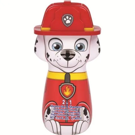 Gel de dus si sampon pentru copii Paw Patrol, 400 ml, Air Val