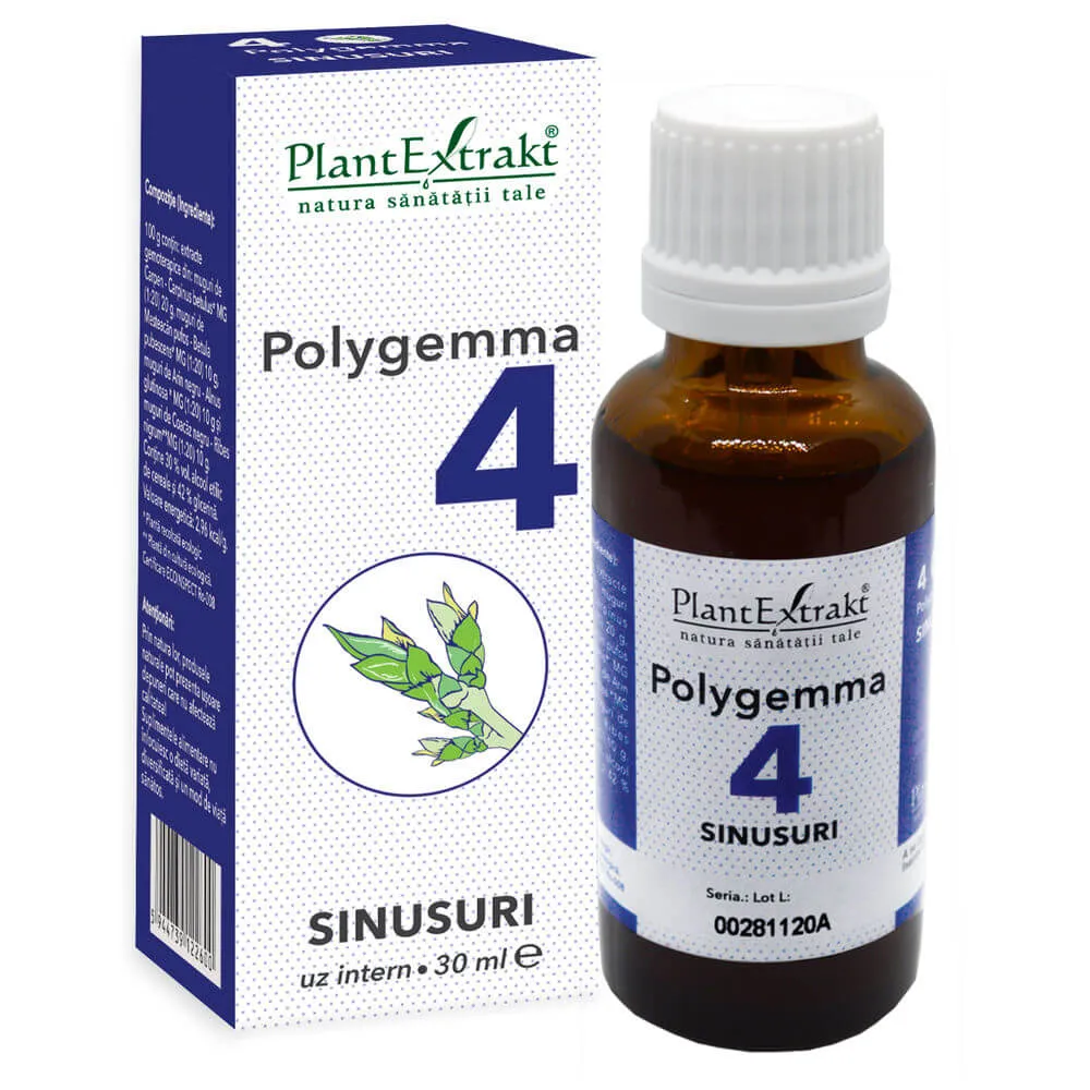 Polygemma 4, Sinusuri, 30 ml, Plant Extrakt
