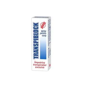 Spray pentru corp Transpiblock, 50ml, Zdrovit