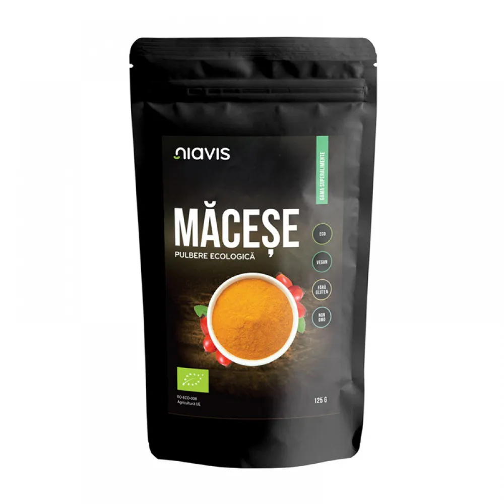 Macese pulbere ecologica/BIO (125 grame), Niavis