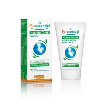 Unguent Respiratory Bio cu 19 uleiuri esentiale pentru calmarea cailor respiratorii, 50ml, Puressentiel