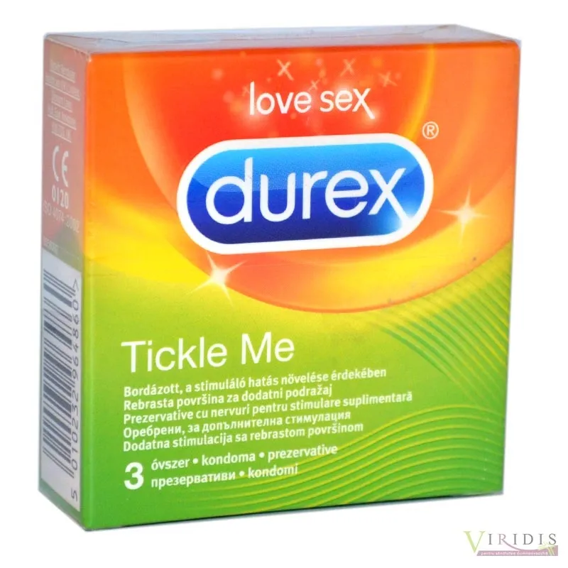 DUREX PREZERVATIV TICKLE ME x 3 BUC