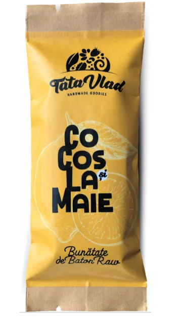 Baton cocos si lamaie, 45 g, Tata Vlad