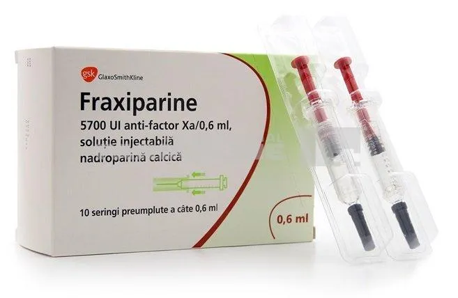 FRAXIPARINE 5700 UI anti factor Xa/0,6 ml x 10 SOL. INJ. 5700 ui AFXa/0,6ml ASPEN PHARMA TRADING