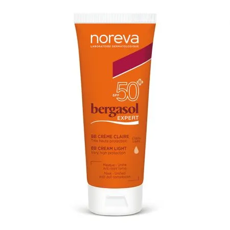 Crema BB Light SPF50+ Bergasol Expert, 40 ml, Noreva