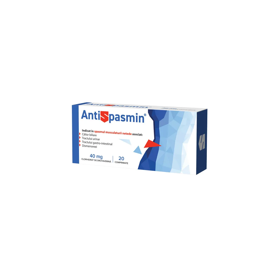 Antispasmin, 40 mg, 20 comprimate, Biofarm