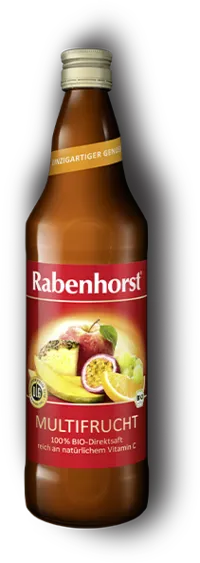 Suc Bio Multifruct + Vitamina C x 750ml (Rabenhorst)