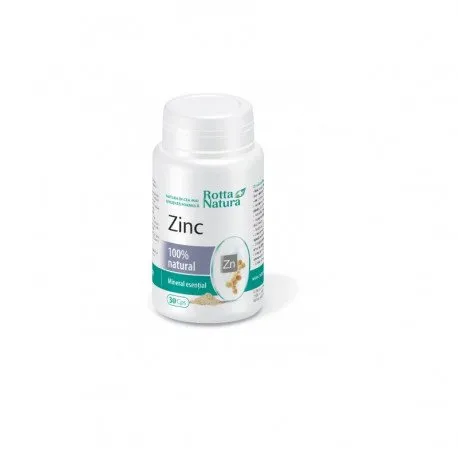 Zinc natural, 30 capsule, Rotta Natura