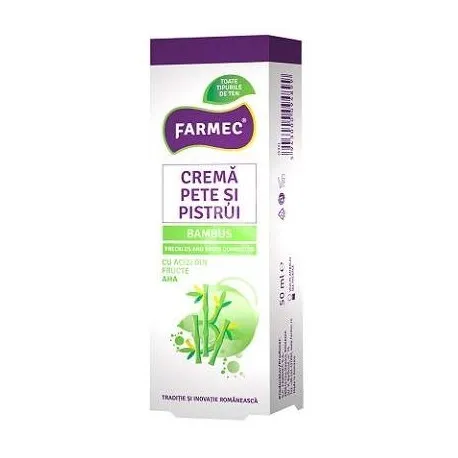 FARMEC CREMA PETE SI PISTRUI CU BAMBUS 50ML